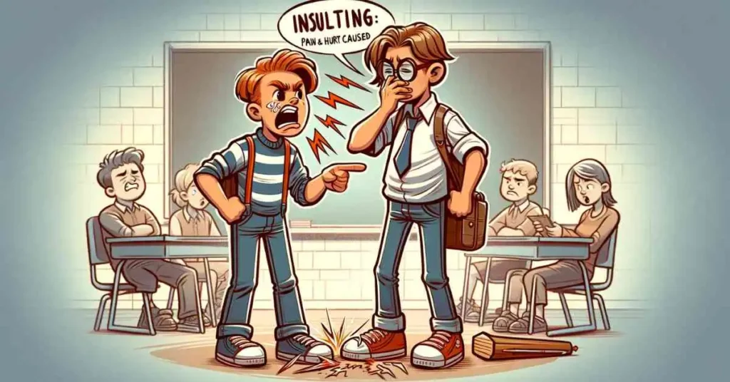 Insulting: Pain and Hurt Caused